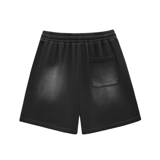 Sun Fade Raw Edge MV Cotton Shorts