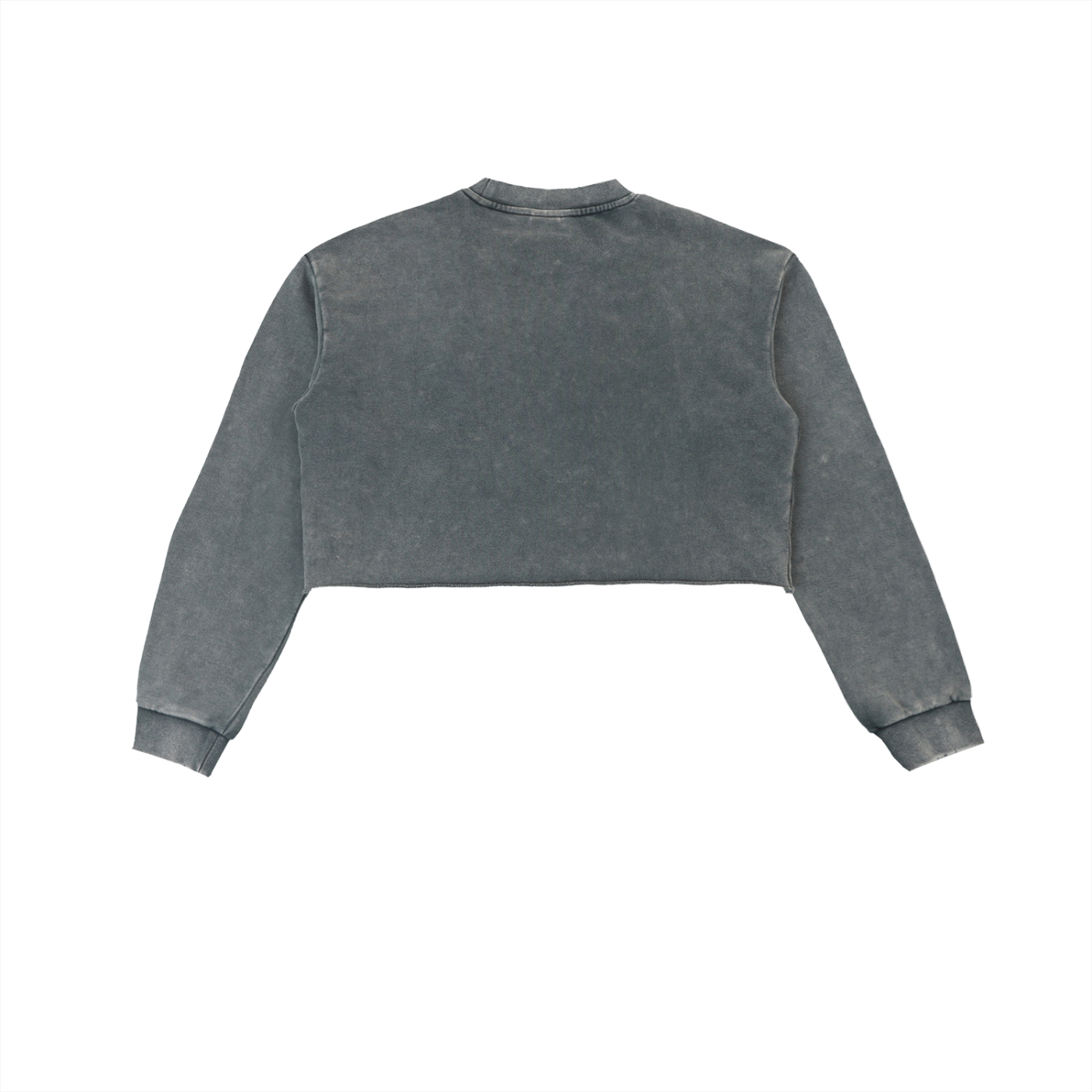 Raw Edge Cropped MV Sweatshirt