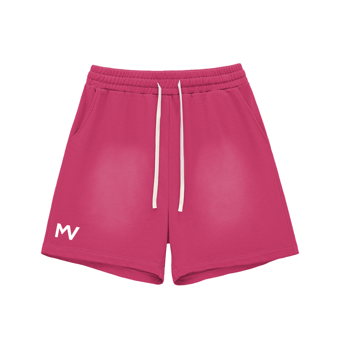 Sun Fade Raw Edge MV Cotton Shorts