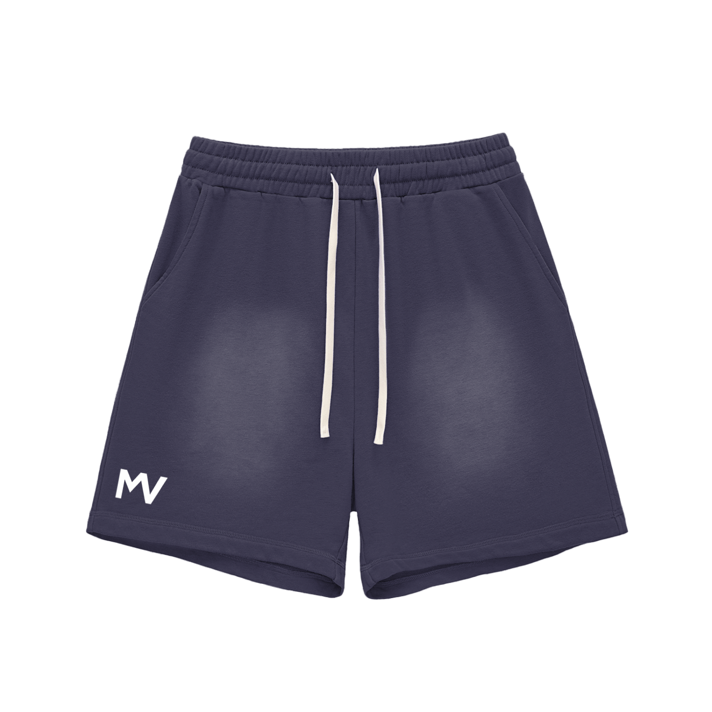 Sun Fade Raw Edge MV Cotton Shorts