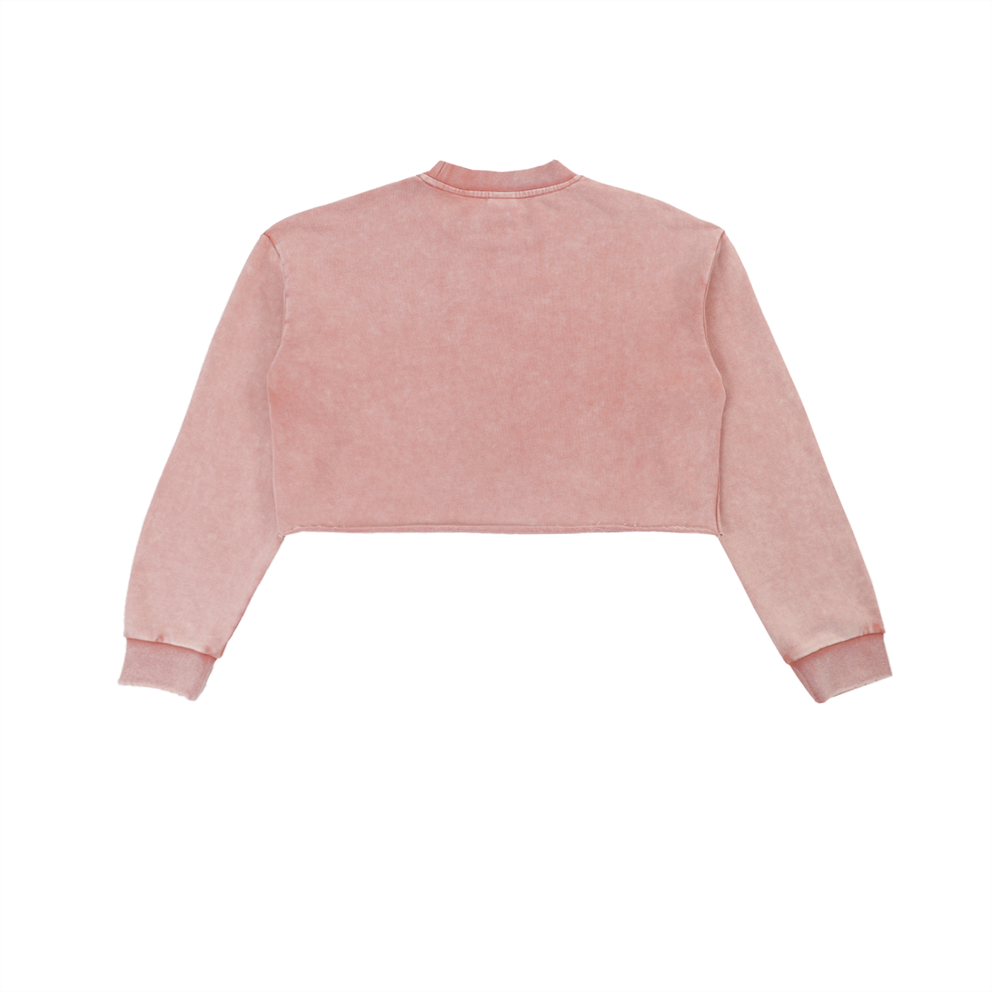 Raw Edge Cropped MV Sweatshirt